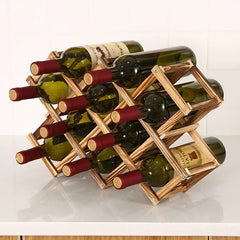 Simple Wooden Wine Rack