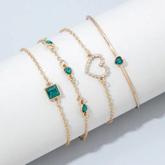 Inlaid Bracelet Jewelry Set