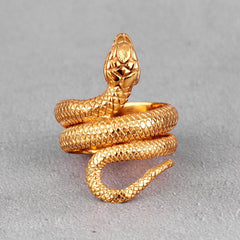 Snake Stainless Steel Men's Rings