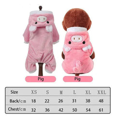 Soft Warm Fleece Dogs Jumpsuits