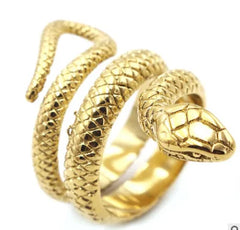 Snake Stainless Steel Men's Rings