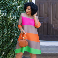 Color Stripe Dresses