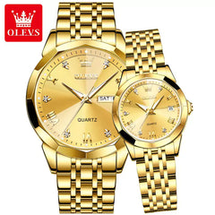 Olevs Diamond 3D Watch Set