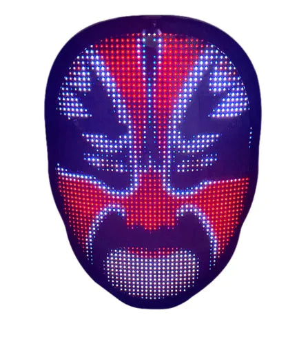 Halloween Face Masks Full Color LED Luminous Mask Face/Changing Mask Party Bar Props