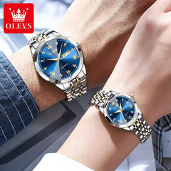 Olevs Diamond 3D Watch Set