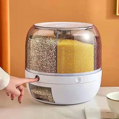 360° Rotating Grains Food Dispenser