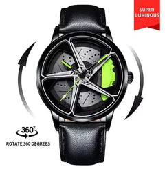 Men's Sports Car Wheel Watch