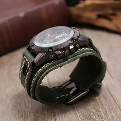 Men's Quartz Wide Band Watches