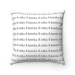 Boots & Cats Pillow