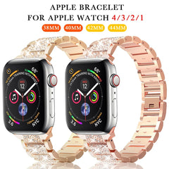 Band Metal Strap For Apple Watches (Replacement Band only)