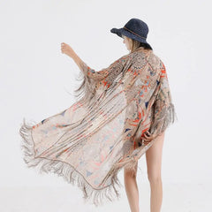 Womens Summer Half Sleeve Chiffon Cardigan