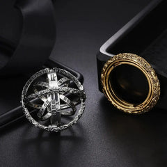 Astronomical Ball Rings Necklace