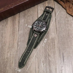 Men's Quartz Wide Band Watches