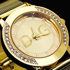 Casual Stainless Steel Ladies Watch