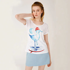 Anemoss Seagull Womens T-Shirt