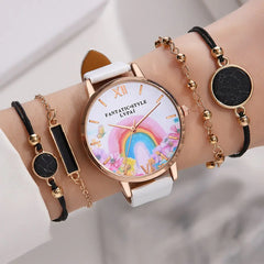 Lvpai Brand 5PCS Watch Set