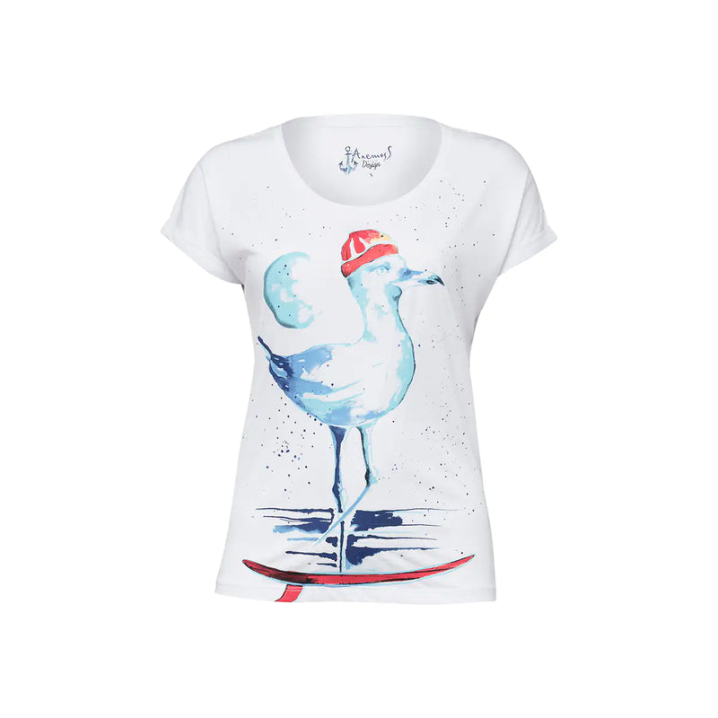 Anemoss Seagull Womens T-Shirt