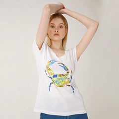 Anemoss Crab Womens T-Shirt