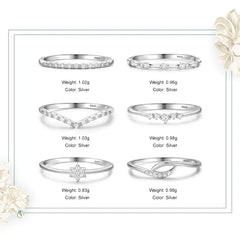 Minimalist Fine Silver Rings (Sold separately)