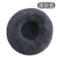 Calming Anti-Anxiety Donut Bed for Dogs and Cats