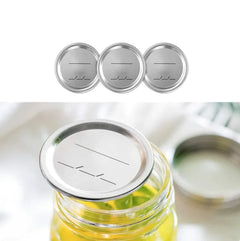 70mm Mason Jar Lid with Split Tinplate Cover