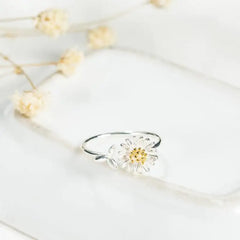 Vintage Daisy Flower Rings