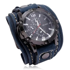 Men's Quartz Wide Band Watches