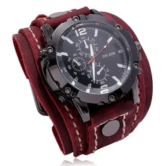 Men's Quartz Wide Band Watches