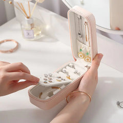 Portable Rectangular Jewelry Box